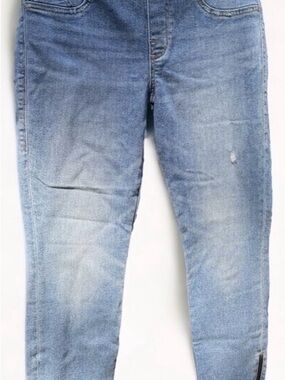 Rock & Republic Fever Pull-On Skinny Jeans - Blue Denim